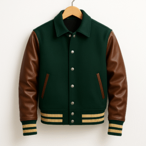 varsity letterman jacket wool body